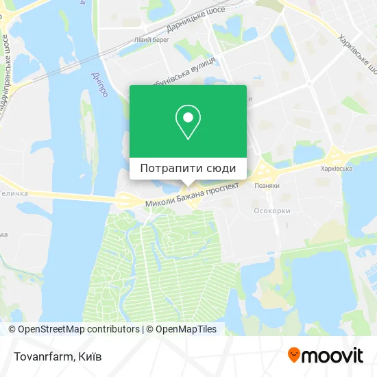 Карта Tovanrfarm