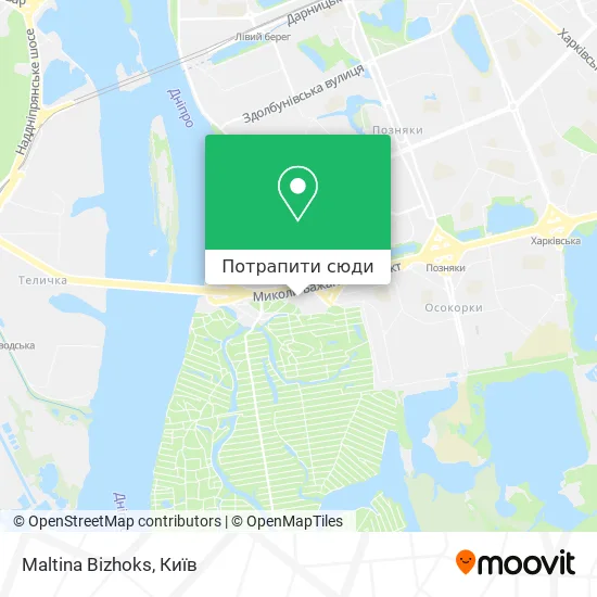 Карта Maltina Bizhoks