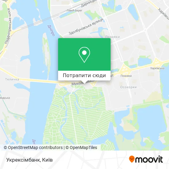 Карта Укрексімбанк