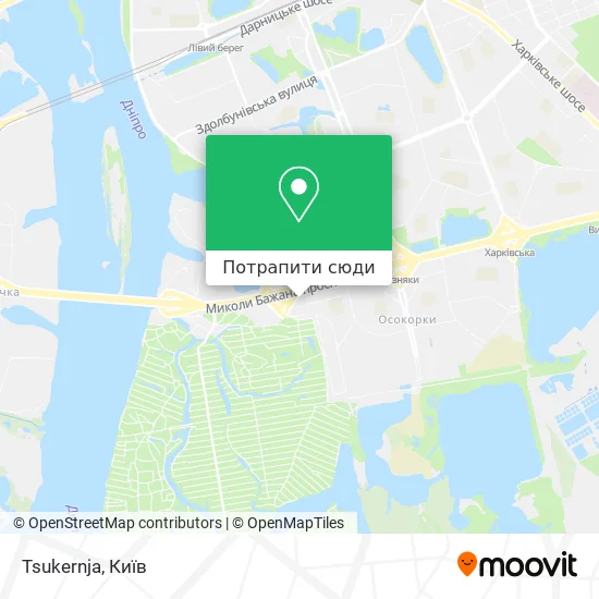 Карта Tsukernja