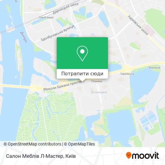 Карта Салон Меблів Л-Мастер