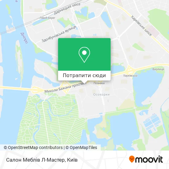 Карта Салон Меблів Л-Мастер