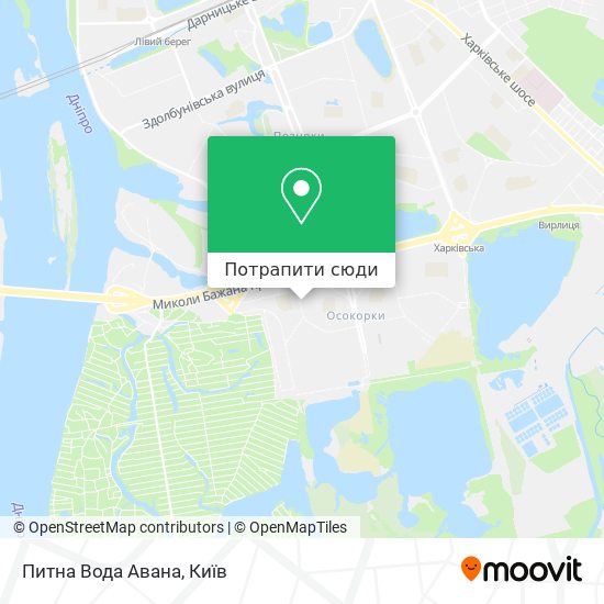 Карта Питна Вода Авана