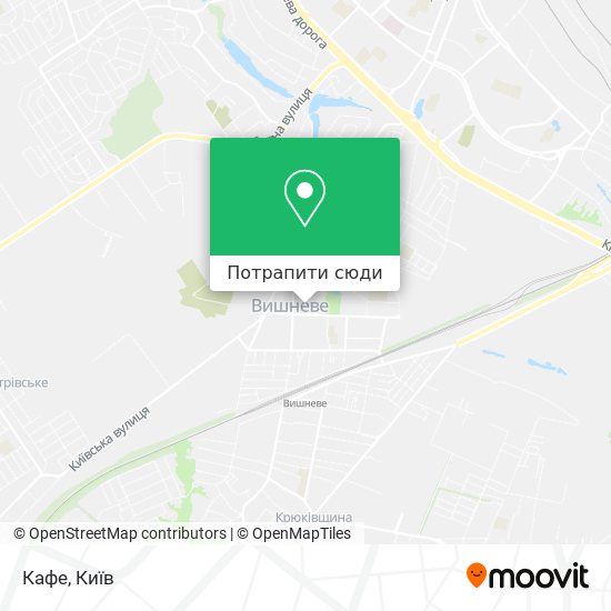 Карта Кафе
