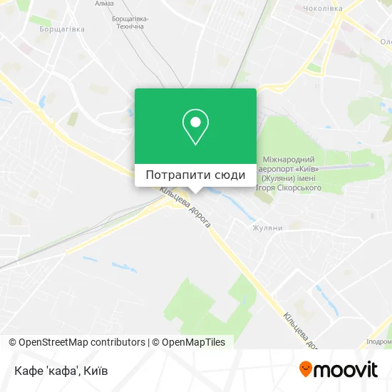 Карта Кафе 'кафа'