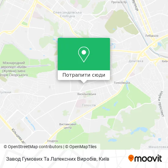 Карта Завод Гумових Та Латексних Виробів