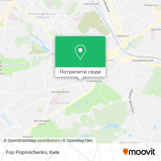 Карта Fop Popovichenko