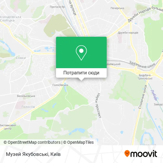 Карта Музей Якубовські