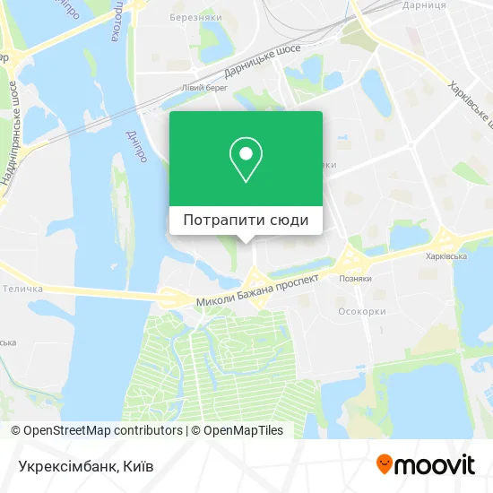 Карта Укрексімбанк