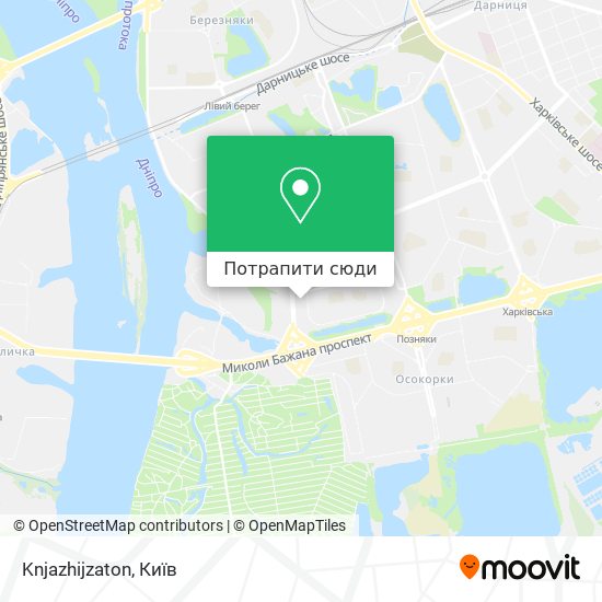 Карта Knjazhijzaton