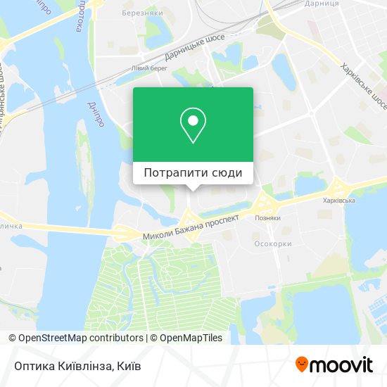 Карта Оптика Київлінза