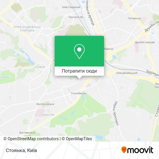 Карта Стоянка