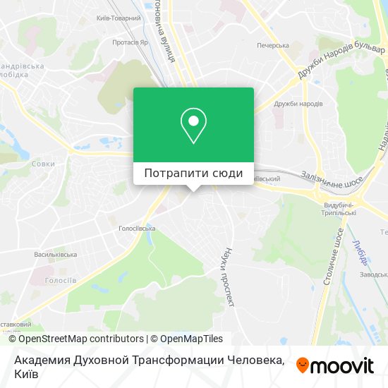Карта Академия Духовной Трансформации Человека