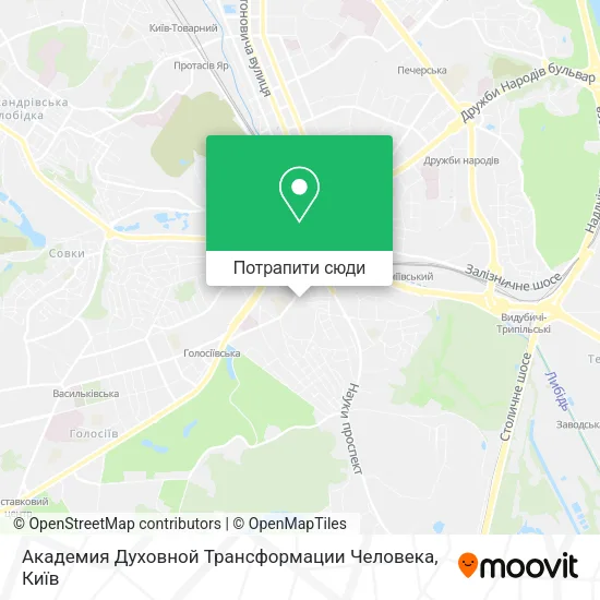 Карта Академия Духовной Трансформации Человека