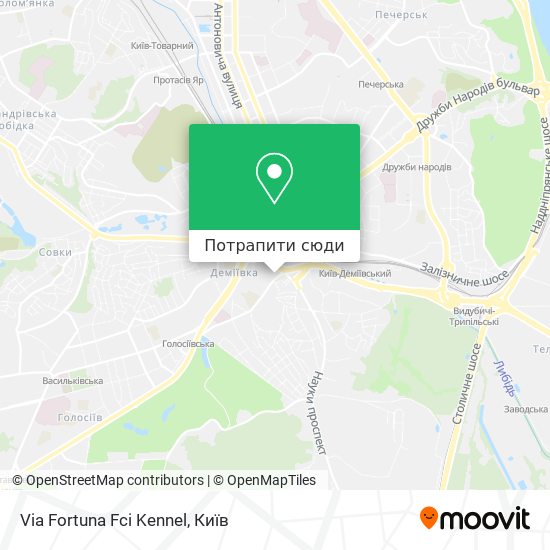 Карта Via Fortuna Fci Kennel