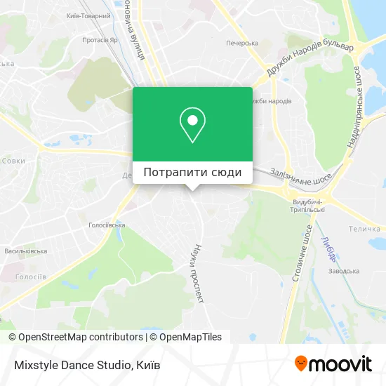 Карта Mixstyle Dance Studio