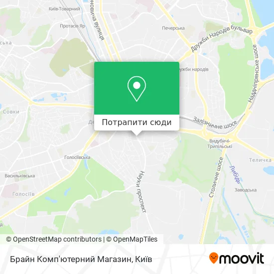 Карта Брайн Комп'ютерний Магазин