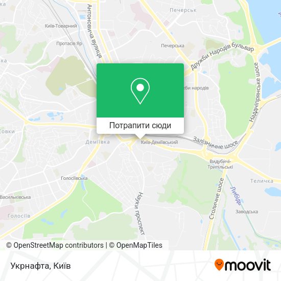 Карта Укрнафта