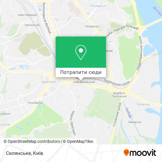 Карта Селянське