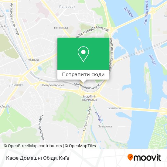 Карта Кафе Домашні Обіди