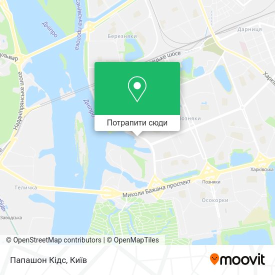 Карта Папашон Кідс