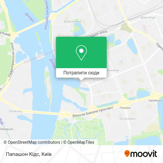 Карта Папашон Кідс