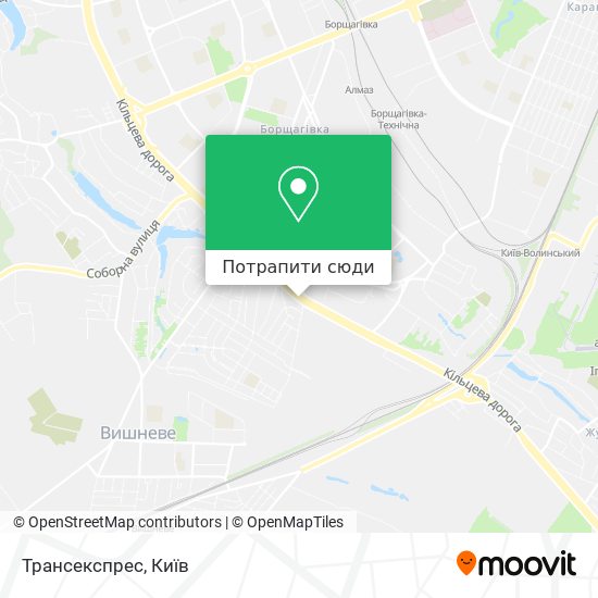 Карта Трансекспрес