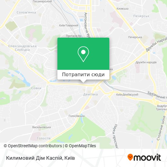 Карта Килимовий Дім Каспій