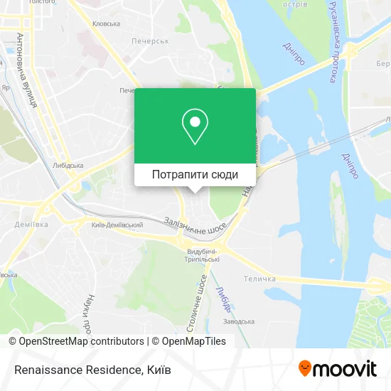 Карта Renaissance Residence