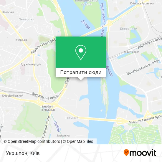 Карта Укршпон