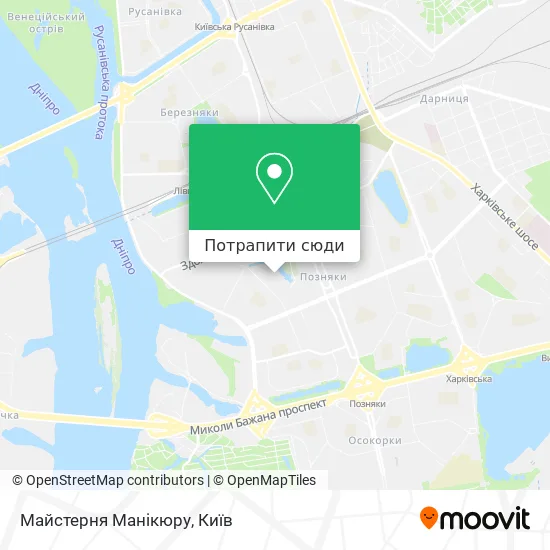 Карта Майстерня Манікюру