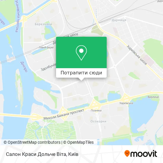 Карта Салон Краси Дольче Віта