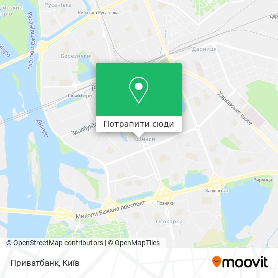 Карта Приватбанк