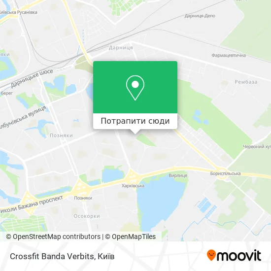 Карта Crossfit Banda Verbits