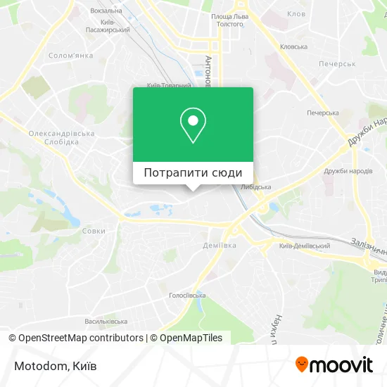 Карта Motodom
