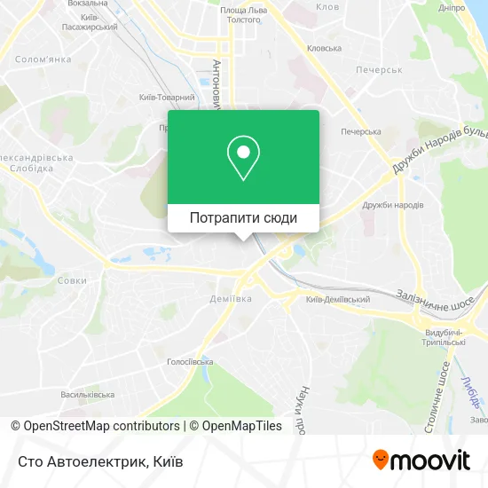 Карта Сто Автоелектрик