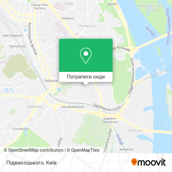 Карта Підвисоцького