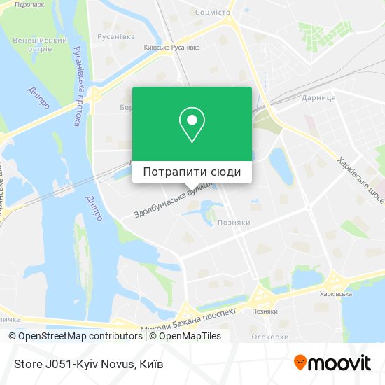 Карта Store J051-Kyiv Novus