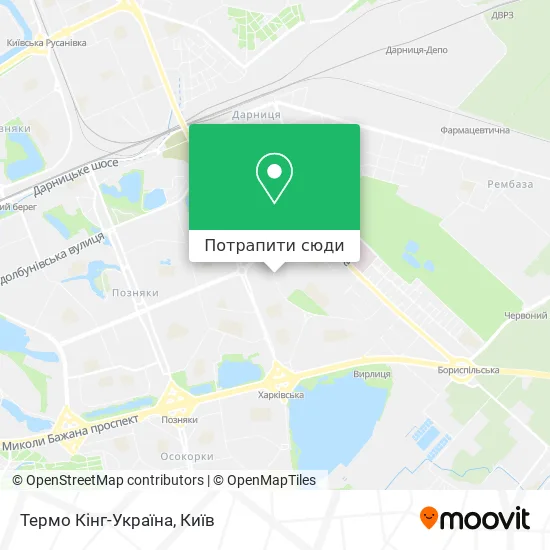 Карта Термо Кінг-Україна