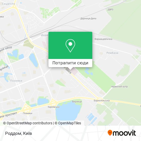 Карта Роддом