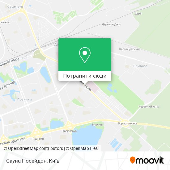 Карта Сауна Посейдон