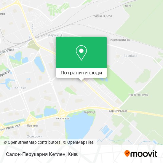 Карта Салон-Перукарня Кетлен