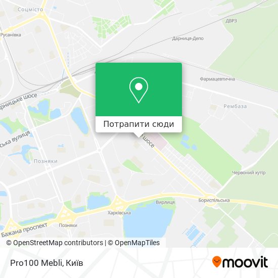 Карта Pro100 Mebli