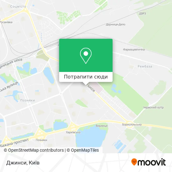 Карта Джинси