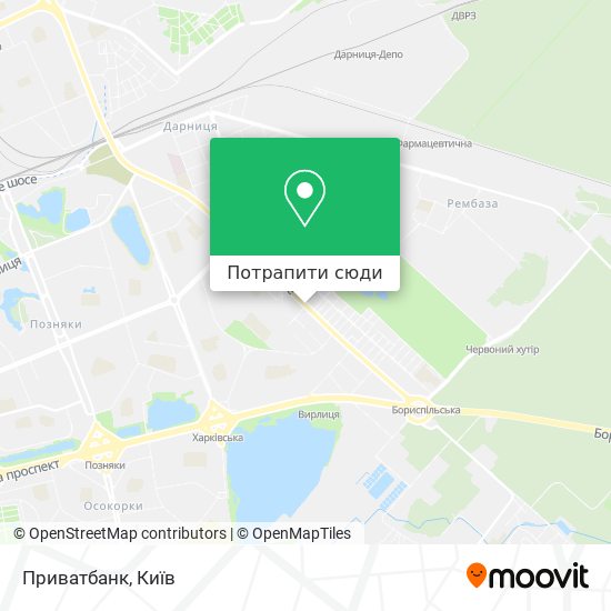 Карта Приватбанк