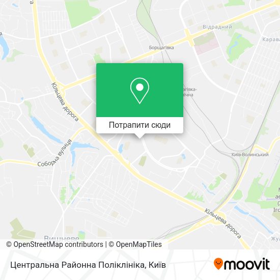 Карта Центральна Районна Поліклініка