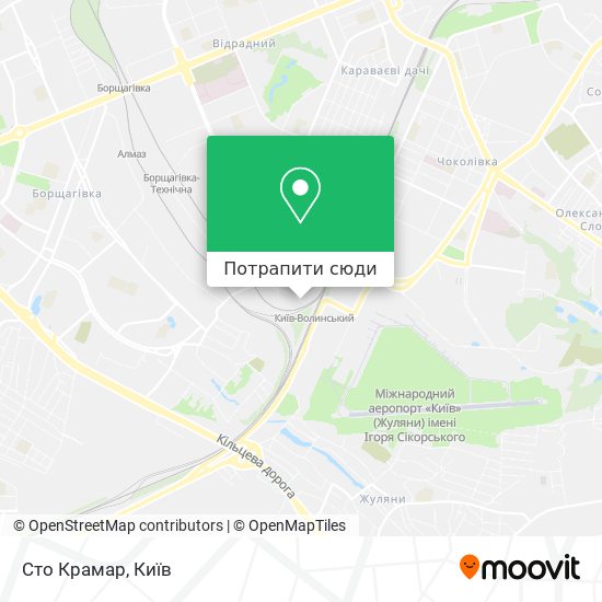 Карта Сто Крамар