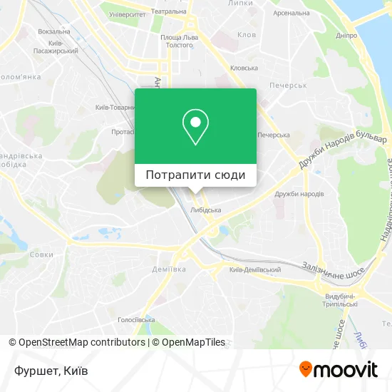 Карта Фуршет