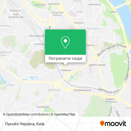 Карта Лукойл-Україна