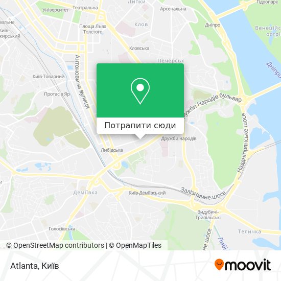 Карта Atlanta